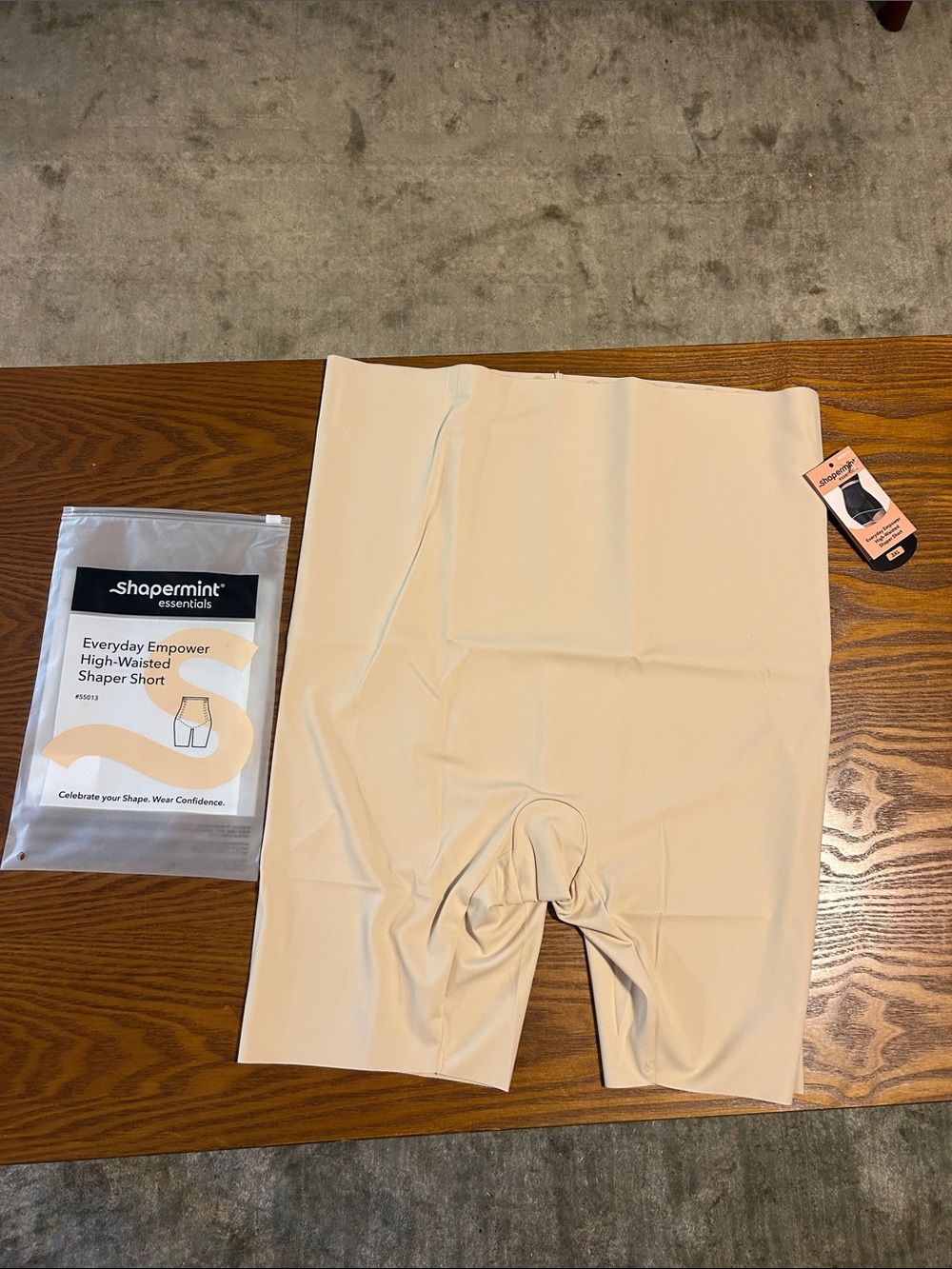 Shapermint Nude High-Waisted Sculpting Shaper Short